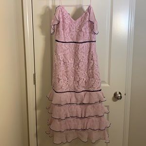 [New] Topshop lace ruffle dress